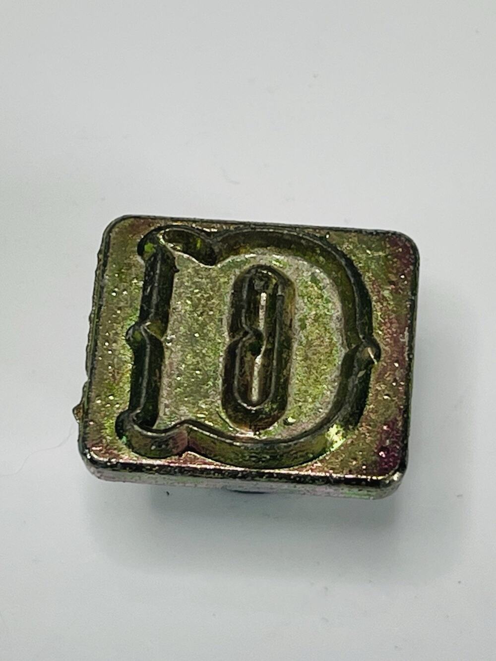 Leather Stamp D Tandy Craftool Alphabet Single Replacement Letter Size 1 Inch